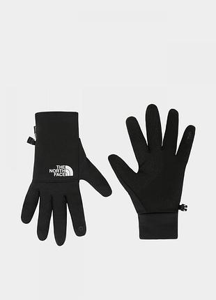 Перчатки унисекс the north face/ варежки черного цвета