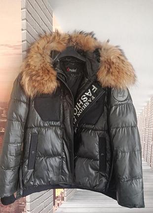 Зимняя тёплая куртка visdeer