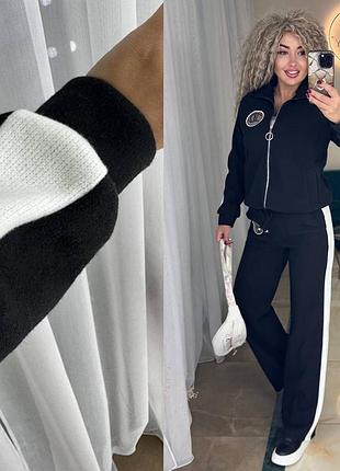 Жіночий стильний ангоровий костюм