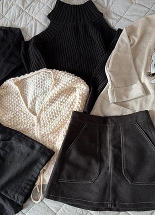 Юбка шорти светр