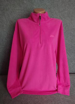 Мягкий флисовый свитшот цвета фуксии 50-52-54 размера