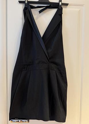 Сукня-жилетка monton чорна, офісна, класична, без рукавів