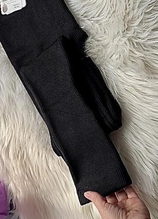 Безшовні лосини в рубчик на хутрі