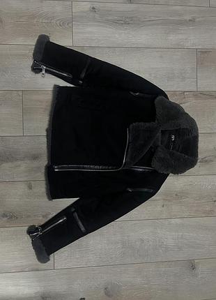 Дубленка женская zara
