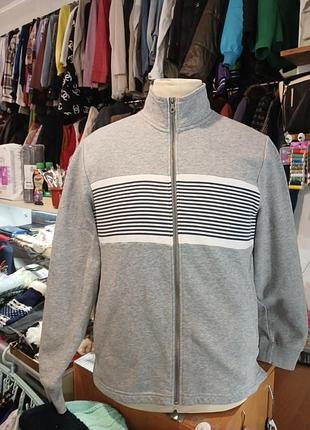 Сіра спортивна кофта на флісі