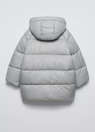 Пальто стеганое на девочку zara. 2