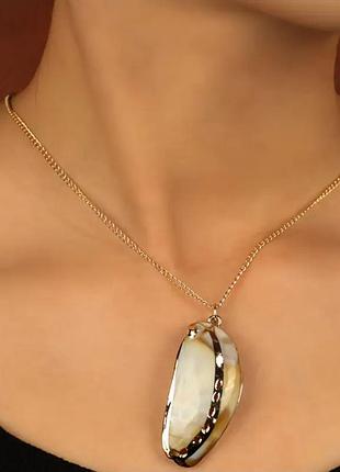 Кулон на цепи ракушка, 1636-1