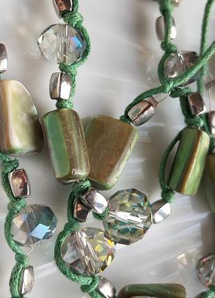 Ожерелье галиотис стекло европа