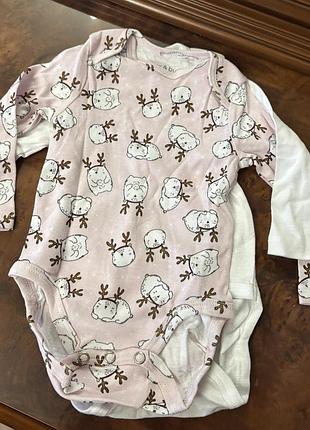 Набір боді з новорічним принтом