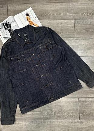 Оригінальна джинсова куртка джинсовка harley-davidson® men's raw denim trucker jacket, water-resistant 96044-15vm