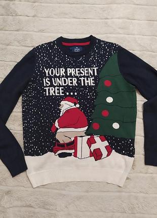 Джемпер новорічний чоловічий р. м-л season greetings by elves