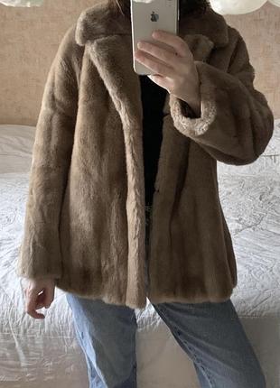 Вінтажна еко шубка