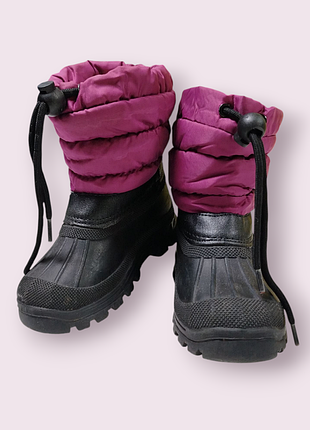 Зимние детские ботинки теплые на девушку 
размер 23-24