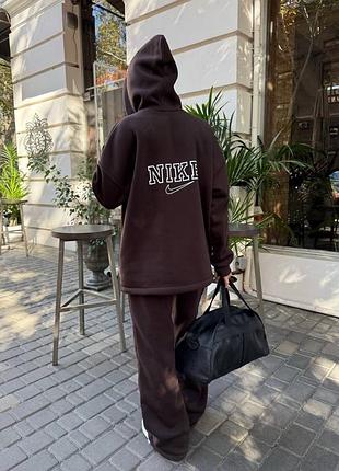 Стильний спортивний костюм з якісної трьохнитки на флісі худі та джогери