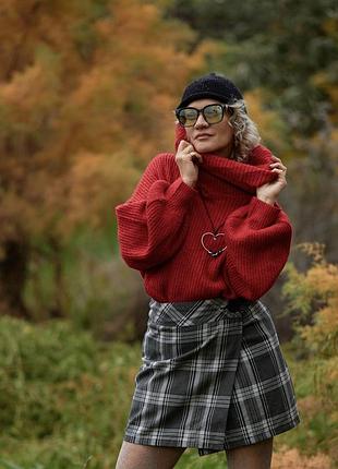 Спідниця у клітинку на запах