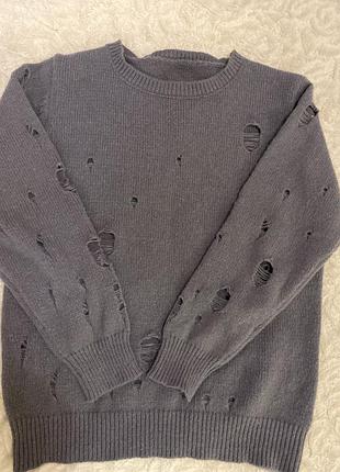 Стильний теплий жіночий светр