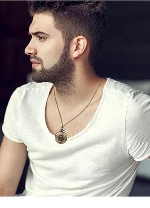 Годинник кишеньковий quarz bronze lion кварцовий premium present