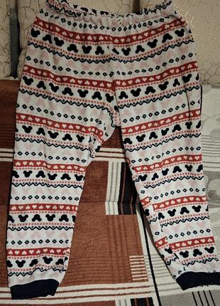 Штаны домашние теплые