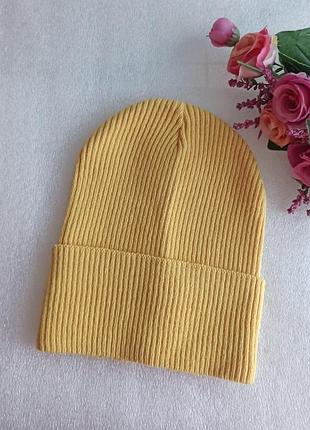 Базова одинарна шапка біні рубчик