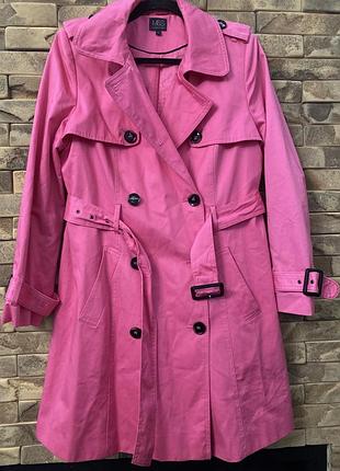 Тренч - плащ кольору барбі