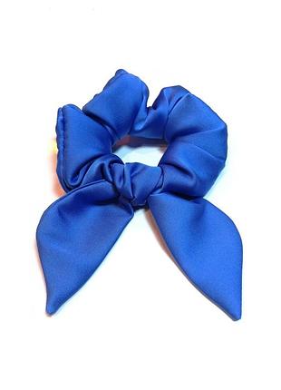 Шелковая резинка для волос модель твилли s цвет берлинская лазурь