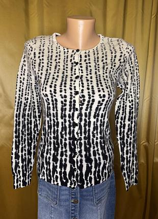 Трендовий кардиган кофта светр на гудзиках з вовни і ангори від monsoon