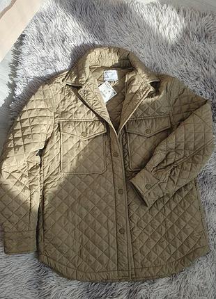 Стьобана жіноча куртка bershka, розмір m