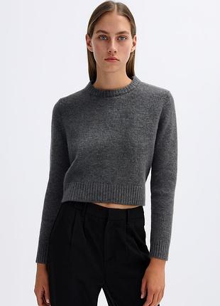 Укорочений светр zara розмір xs/s 100% шерсть