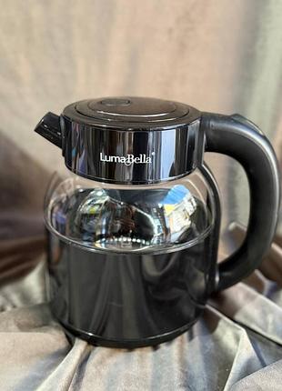 Электрочайник luma bella lb-59022 2 л 1500 вт черный