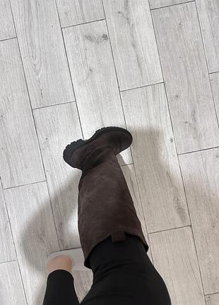 Чоботи з натуральної замші