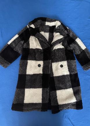 Шубка з штучного хутра на дівчинку 110-116 shein