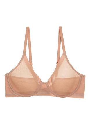 Бра ліф бежевий з сітки