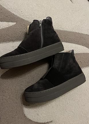 Ботинки сапоги ugg мягкие ортопедические кожаные 37р