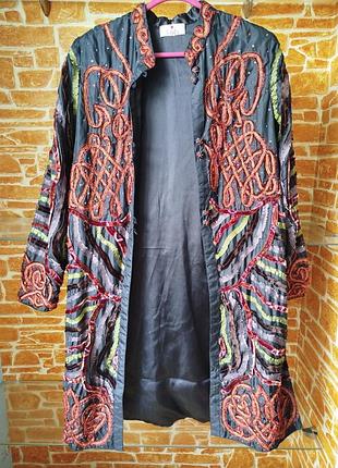 Шелковый кардиган yokaka