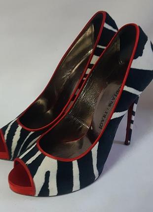 Andriano diadi туфли кожа, текстиль