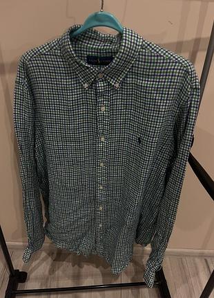 Клітчаста сорочка polo ralph lauren поло ральф