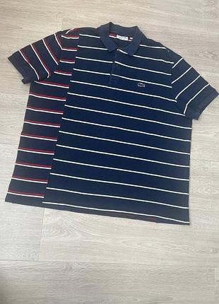 Мужское поло футболка большой размер lacoste france