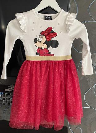 Платье disney minnie mouse 6/7 лет