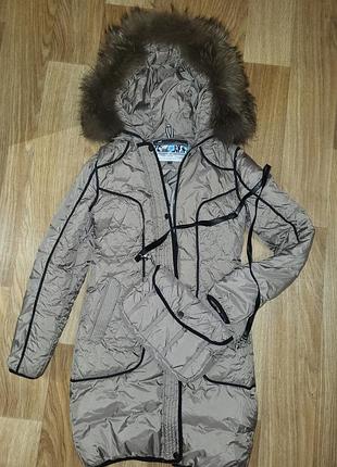 Стеганое пальто