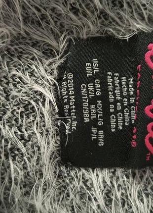 Пушистый свитер barbie,теплый 6