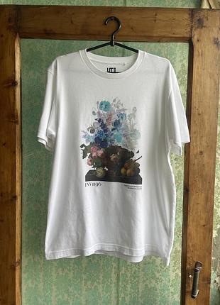 Чоловіча футболка uniqlo x louvre x peter saville