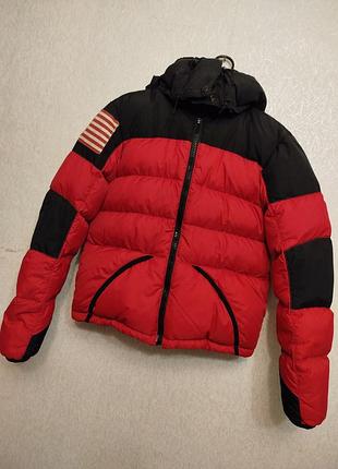 Вінтажний пуховик denim&supply ralph lauren