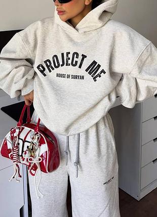 Стильний жіночий брючний прогулянковий костюм вільного крою