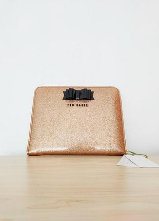 Косметичка клатч золотистий ted baker