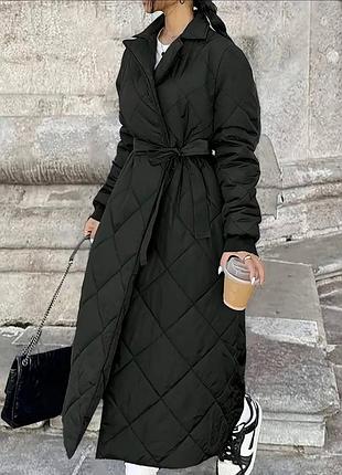 Пальто стьобане