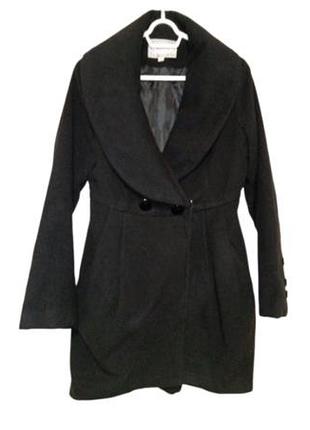 Пальто женское, деми, чёрное, xs, 160/164 см