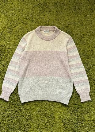 Valentino шерсть + ангора стильний светр від преміум бренду