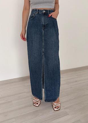 Шикарная джинсовая юбка h&m