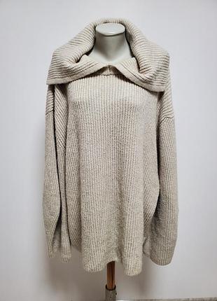 Шикарна брендова тепла кофта великого розміру