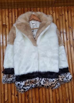 Очень классная шуба, кожушек koton из искусственного меха.